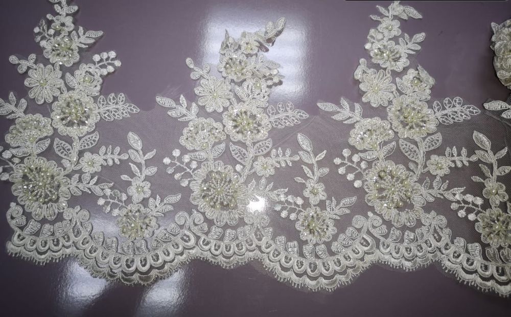 Ткани кружева для свадебных платьев
