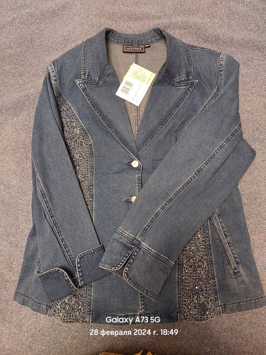 Пиджачок джинс тонкий