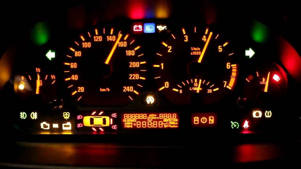 М циферблати за BMW E46 + бяла подсветка | Преработка на табла