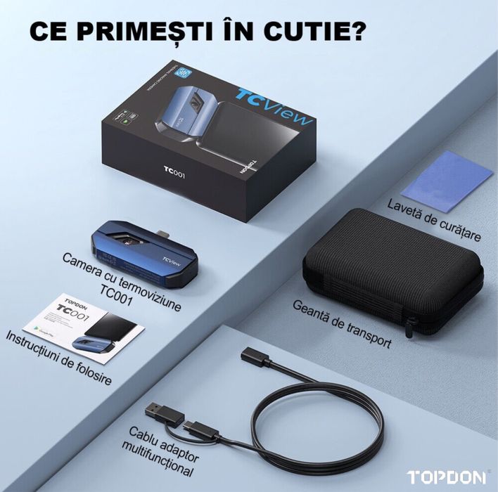 Camera termoviziune termica topdon tc001