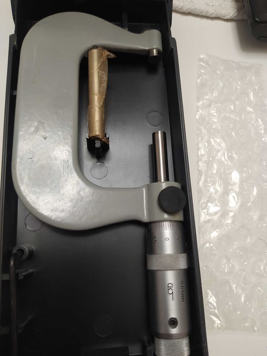 Чисто нов микрометър СССР – прецизен, в кутия 50 - 75 мм