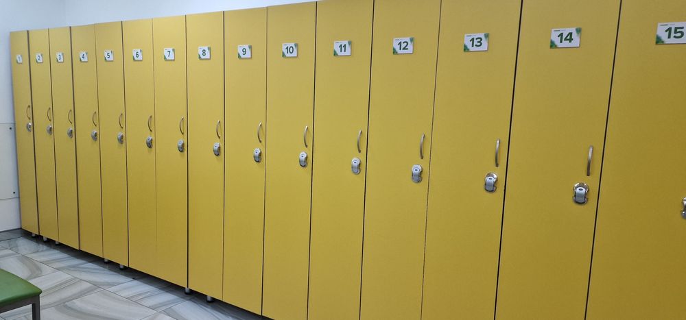 Шкафчики для фитне клуба