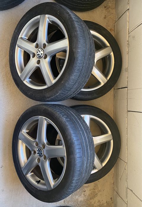 Jante R17 Originale Vw Anvelope Continental 235/45 Vara