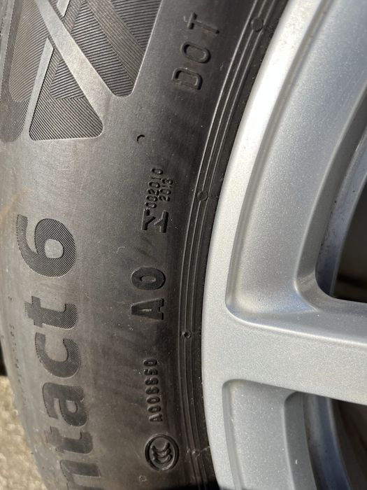 Jante originale Audi A6, si anvelope Continental 225/60/17