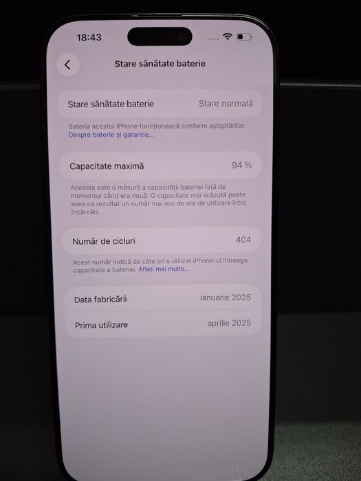 Iphone 16 Pro Max 256Gb 94%