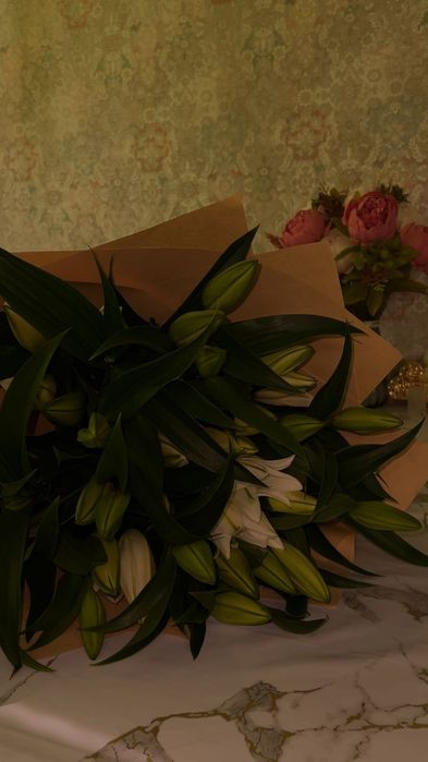 Красивый букет лилии!!