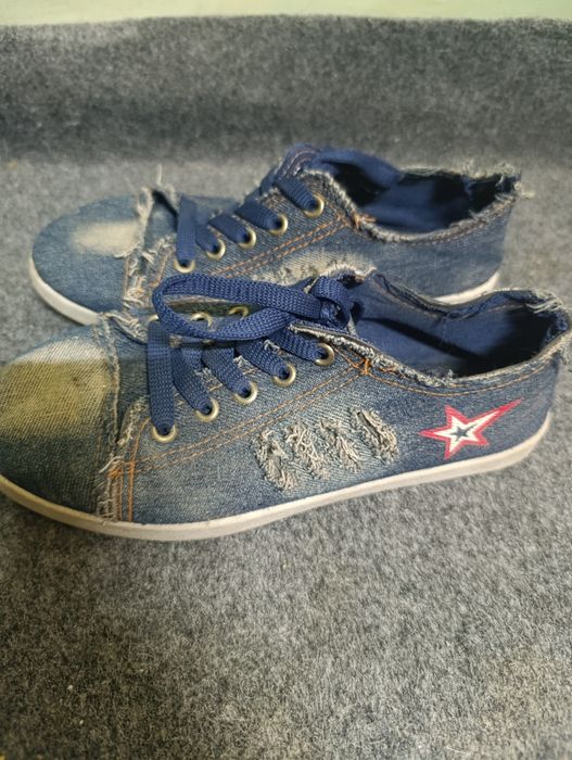 Кеды детские джинсовые 37 размер