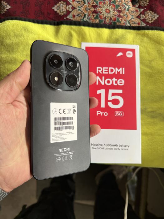 redmi not 15 pro 5g pamit 8.256g holati ideal karopka dak bor