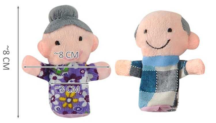 Куклен театър за пръсти 6 броя