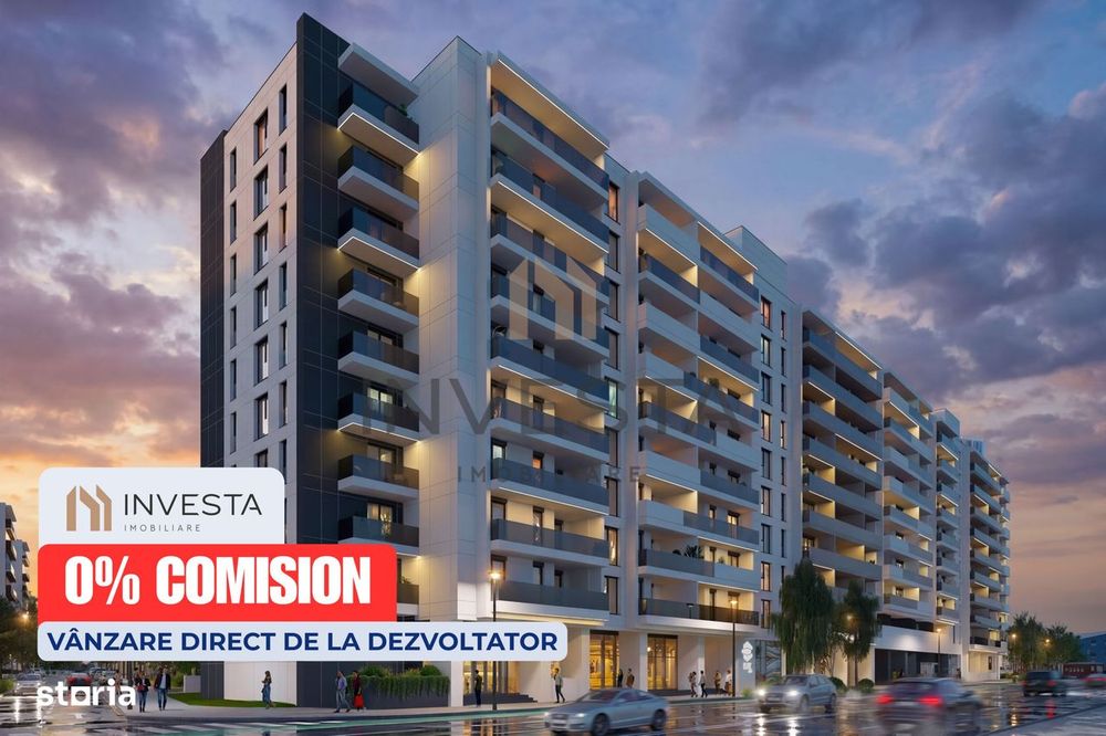 0% Comision -  Apartament 3 camere - cladire nZEB