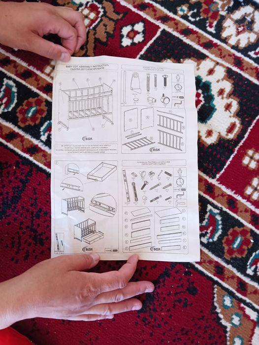 Манеж+матрас, қозғалмалы