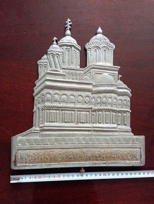 Placheta manastirea curtea de Arges