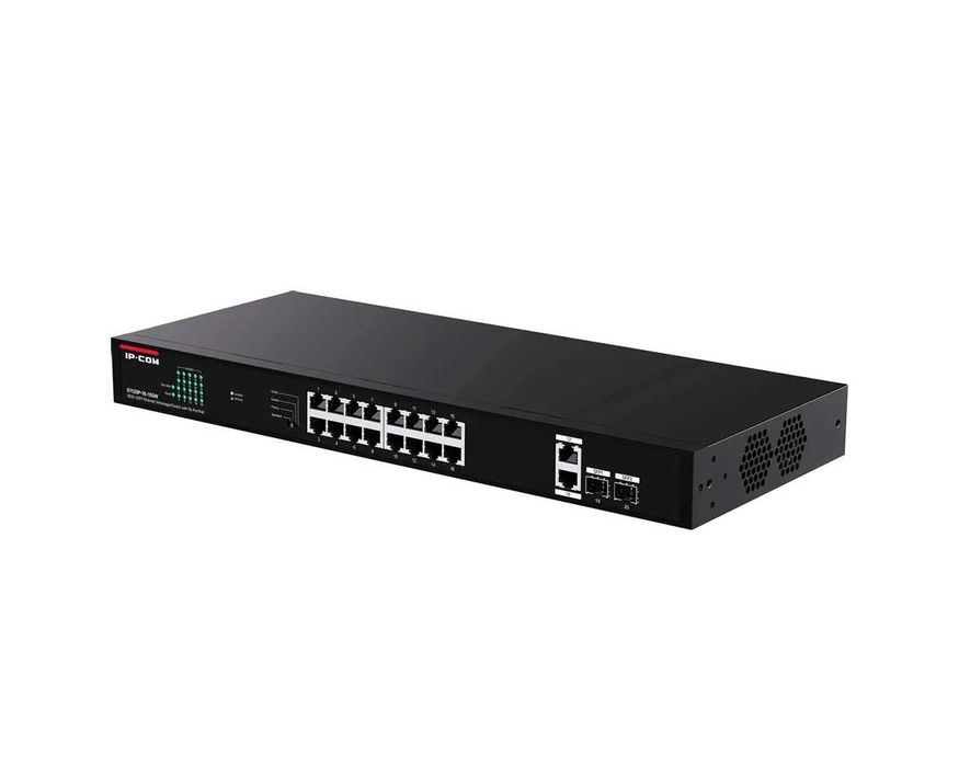 Свитч IP-COM G1120P-16-150W 18 x RJ-45, 2 x SFP 18x 1000 Мбит/сек
