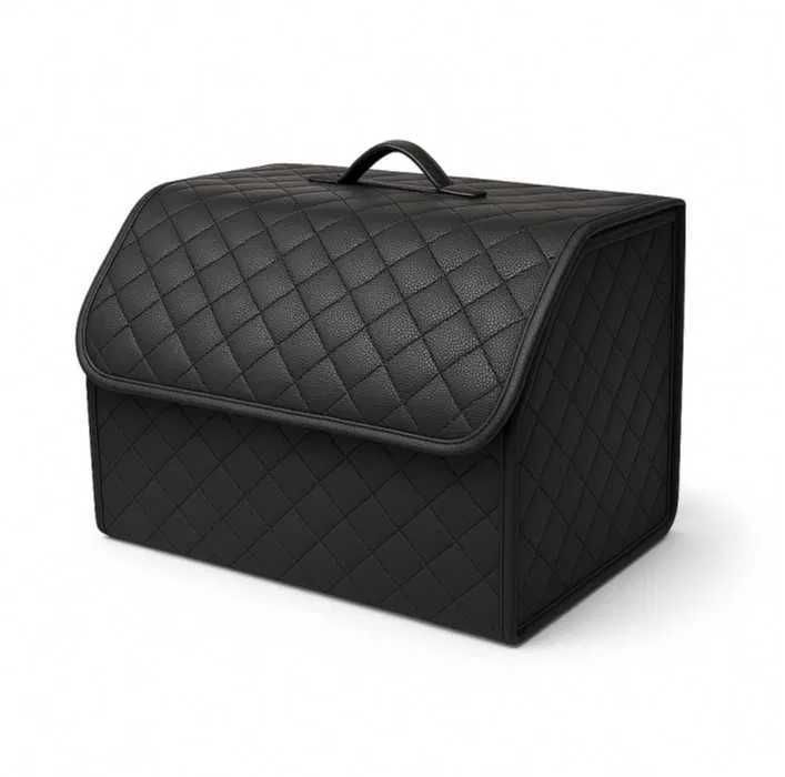 LUX кожен органайзер Mercado Trade, Сгъваем, Черен, Различни размери