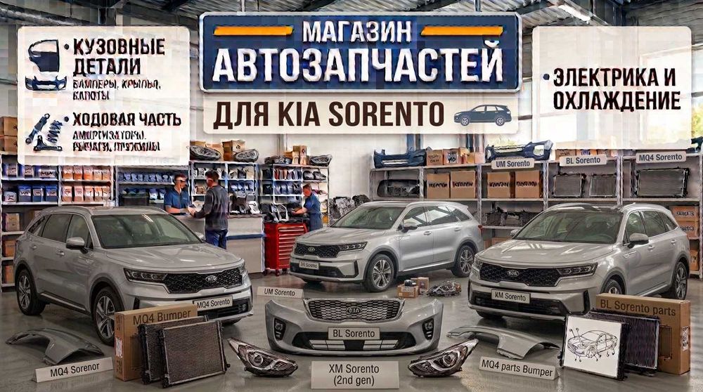 Магазин автозапчастей автозапчасти на Kia Sorento
