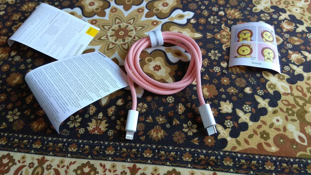 Кабель Baseus Dynamic Series 20W 1m для iPhone iPad Fast Charging