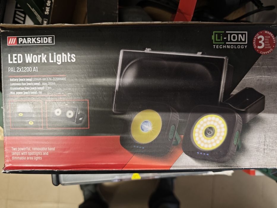 Set 2 proiectoare mecanic auto cu magnet PARKSIDE PAL2X1200 A1