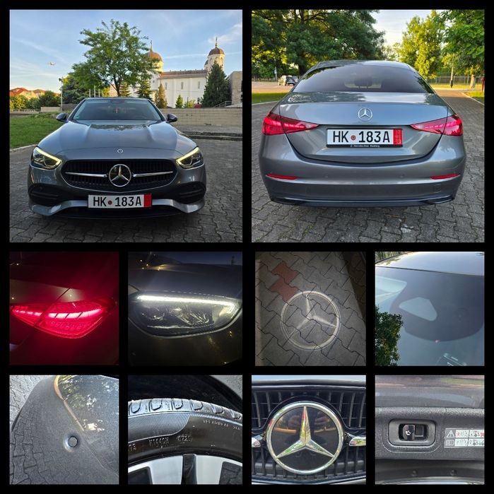 Mercedes-Benz C200D Limousine Night-Paket 9G-tronic 07/2023 Mild-Hybrid 163Cp  Led High Performance Widescreen Tableta Camera Clima Digitala Incălzire