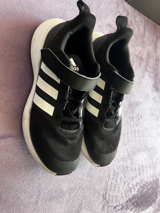 Маратонки АДИДАС - размер 37 1/3, бели и черни