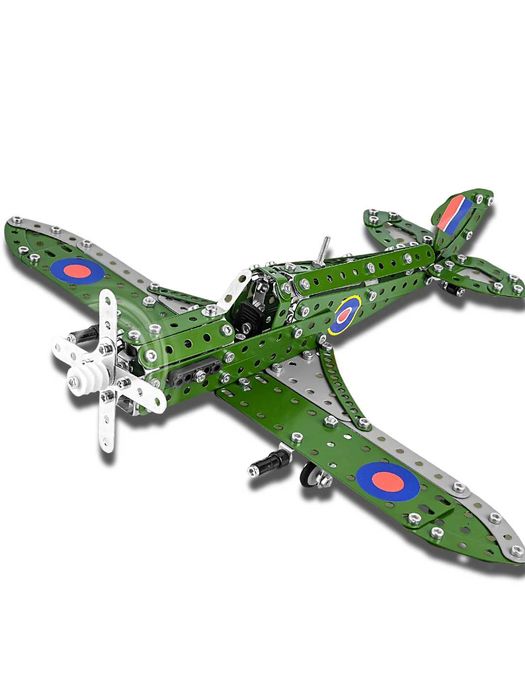 Металлический конструктор "Самолёт Ураган", 331 деталь