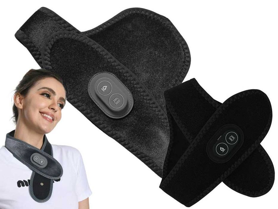 Масажна лента за врата (глава), облекчаване, масажор за затопляне