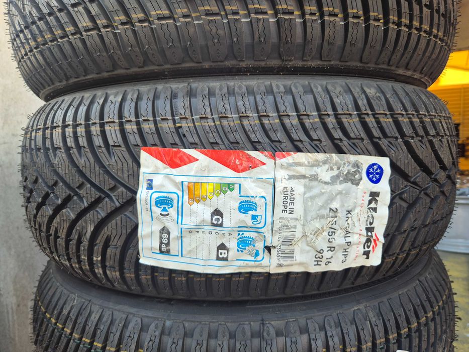 4 Anvelope M+S IARNA - 215/55/16 - KLEBER - NOU - DOT 2020 !