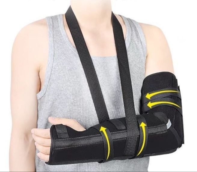Ортез на локтевой сустав руки бандаж фиксатор медицинский жёсткий
