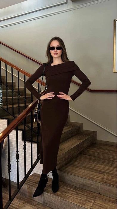 Платье трикотажное