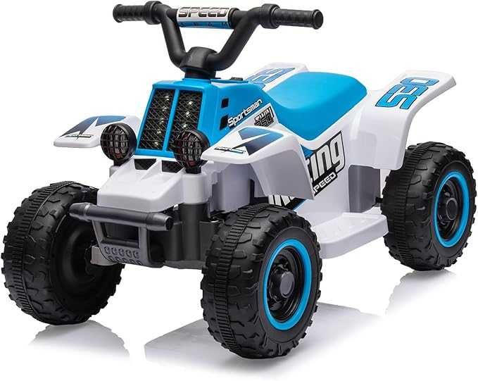 ATV electric pentru copii Kinderauto CUBA 35W 6V, telecomanda white