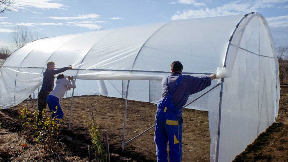 Solar gradina 4x10 complet echipat. Solar legume 4/10.