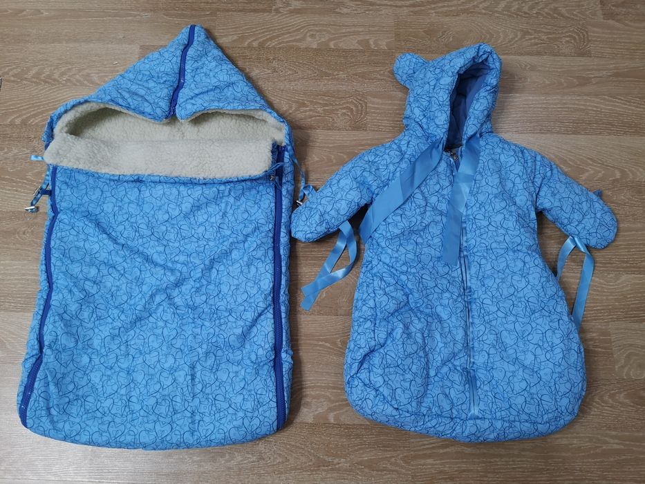 Зимний комбинезон-кокон