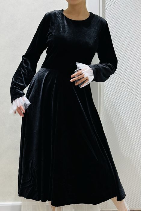 Платье велюровое 52 размер