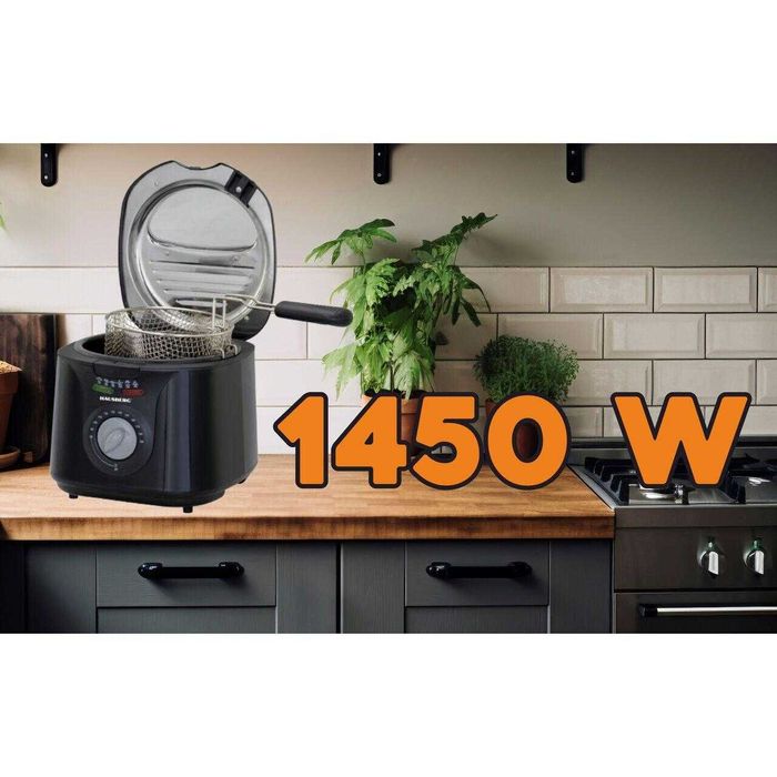 Фритюрник HAUSBERG HB-1331NG, 1450 W, 2,5 литра