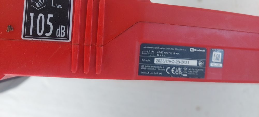 Motofierastrau electric Einhell GP-LC pe 2 Acumulatori EINHELL,36-35 LI,cu lama