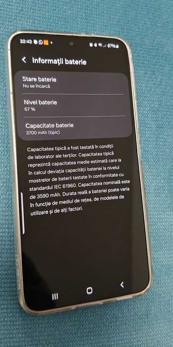Samsung Galaxy S22 / 128 GB / 8 Gb ram. Culoare ROZ. Cumpărat de nou.