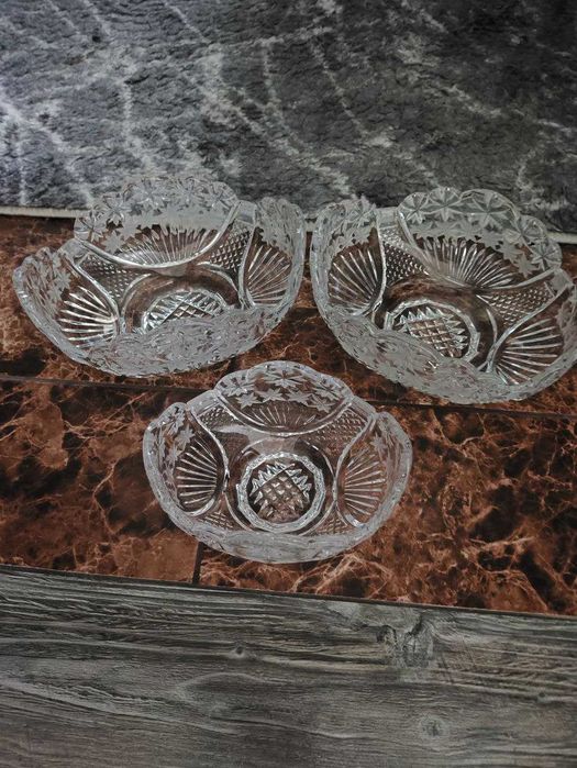 Хрустальные вазочки в ассортименте