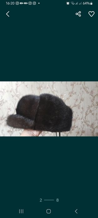 Норковая шапка.россия