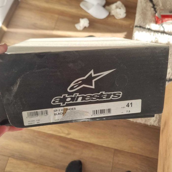 Ghete/Cizme Moto | ALPINESTARS SP-1 V2 BLACK | Marime: 41/42