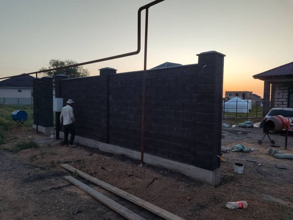 Кладка заборы профессионально