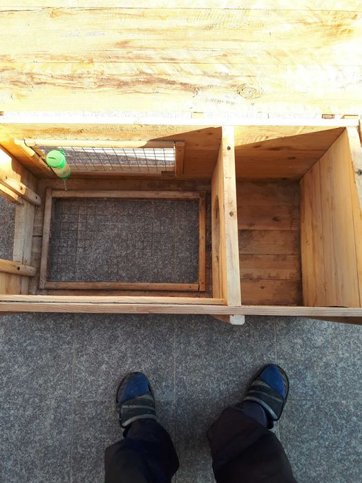 Клетка за заек нова от дърво