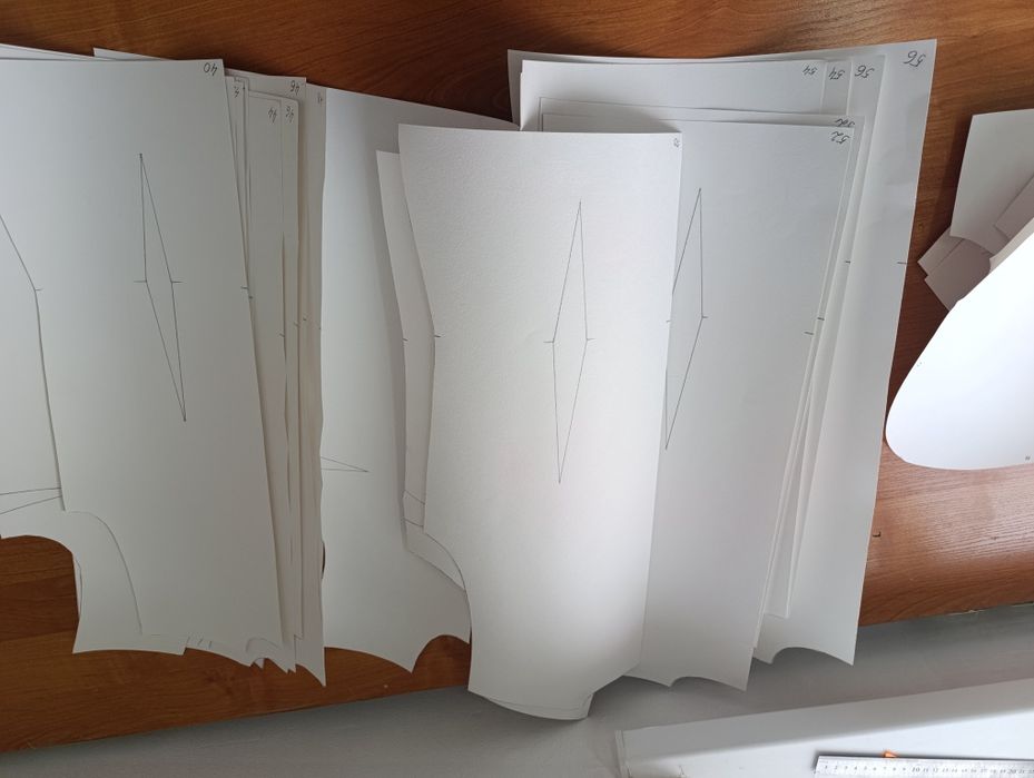 Лекала с 40-56 размер