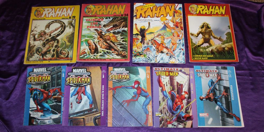 Benzi desenate marvel Ultimate Spider-Man Red Sonja Cei patru fantastici spiderman rahan romana Superman revine comics  integrale panini franceza