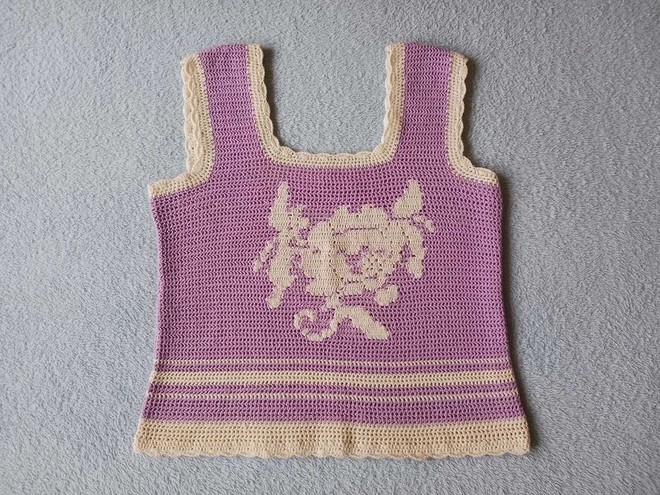 Блуза - нова, плетена на 1 кука