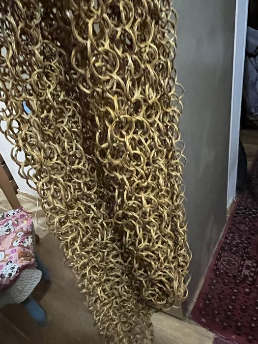 Штора кльчужная из ротанга.