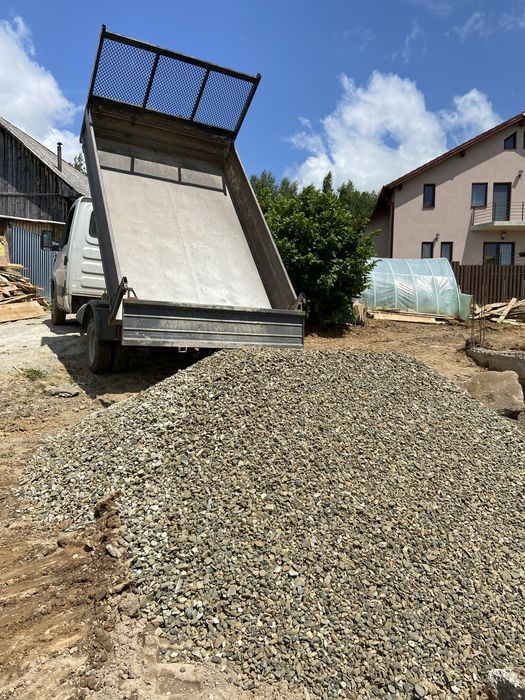 Nisip, Pietris, Sort, Piatra sparta concasata, Balastru, Pamant, Etc.