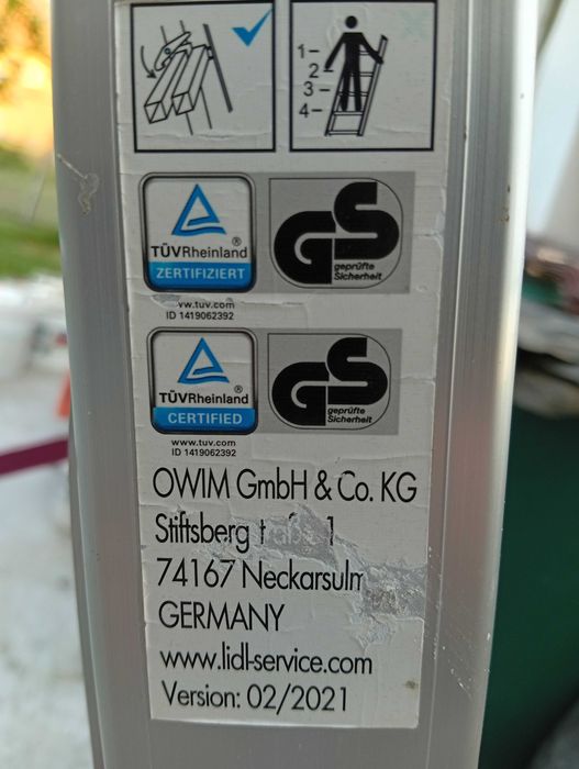 Scara combinata din Aluminiu 3 x 6 trepte