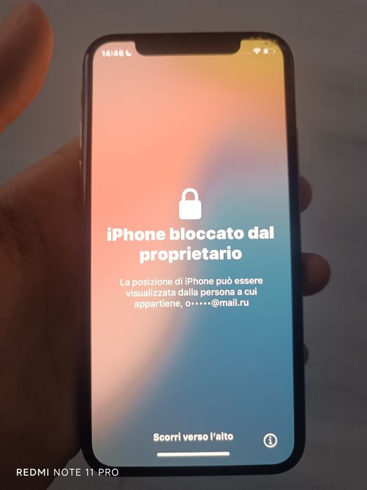 iPhone xs iCloud заблокирован