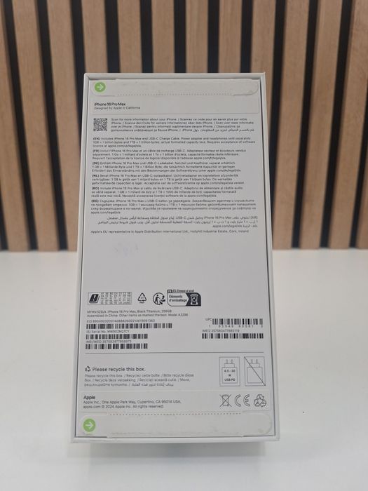 Iphone 16 Pro Max / 256 GB / 100% BAT / SIGILAT / #59979