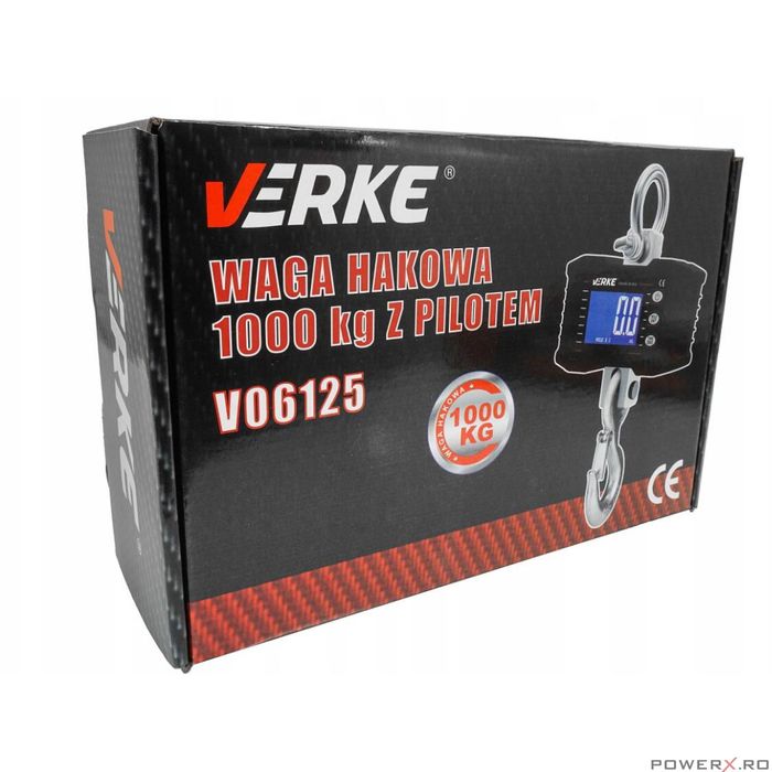 Cantar electronic cu telecomanda, capacitate 10-1000 kg, Verke