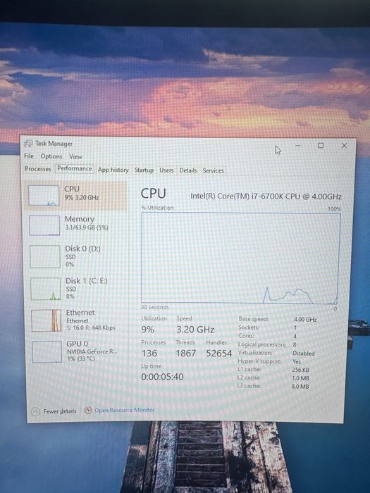 Calculator Gaming (i7 6th gen, RTX 2070, 64GB RAM)